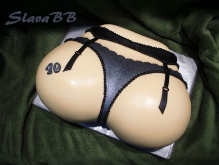 Torta "Zadok - sexy riťka - Sexy bum cake " cesto: orechové  plnka: čokoládová a karamelová váha: 6 kg